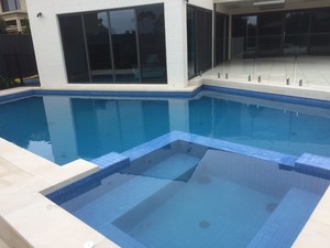 Aurora Pool Tiling Pic 2 - Fully Tiled Swimming Pool and Spa Waterways