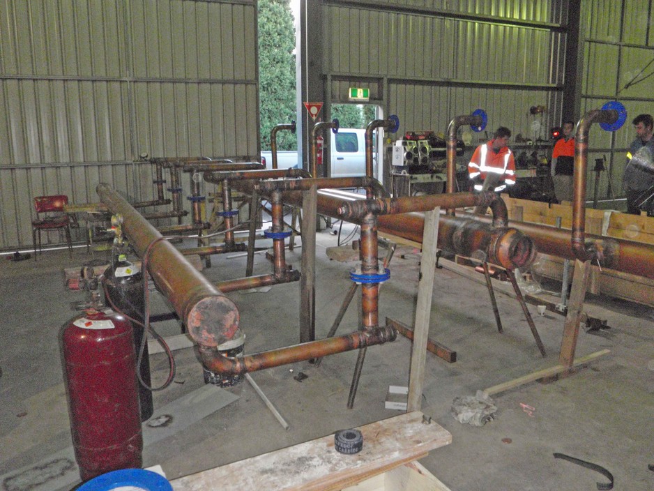 McPherson Bob Plumbing Pty Ltd Pic 1 - Some 225 Copper for Keppel Prince for a Alcoa job