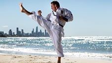 Gold Coast Goju Karate Pic 1 - Sensei Nick Gold Coast Bulletin photo shoot 2014