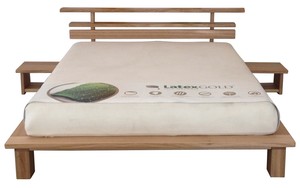 Zen Interiors Pic 2 - Tasmanian Oak Sakura Bed with Latex Gold Latex Mattress