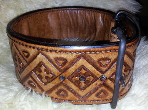 The Happy Viking Pic 4 - Custom order Medieval dog collar