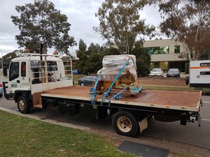 Affinity Transport Pic 2 - Emergency delivery from Hexham New South Wales to a mine site in Blackwater Queensland