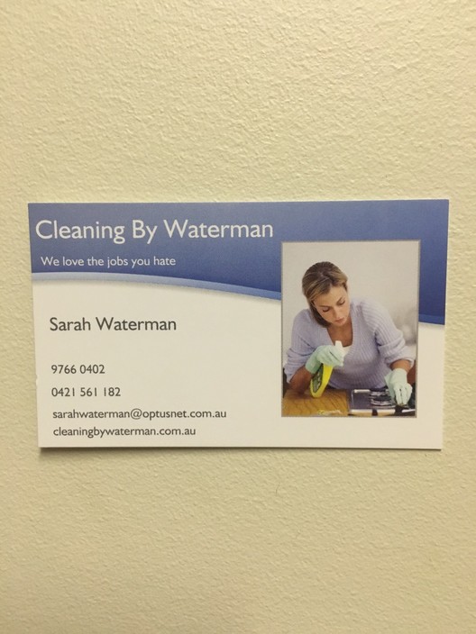 Cleaning by Waterman Pic 1