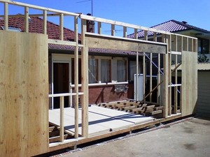 builder Sydney Pic 2 - Wall framing started