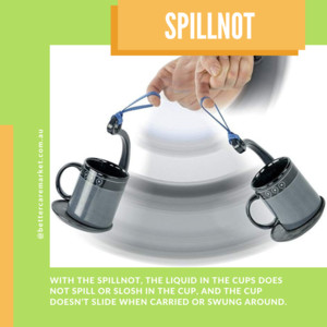 Better Care Market Pic 4 - The SpillNot is an incredible effective invention that will let you carry an open beverage any hot or cold drinks without spilling it