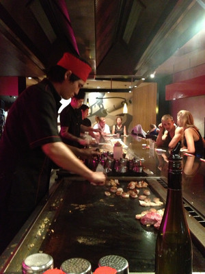 Kamikaze Teppanyaki Pic 5 - Chefs cooking up a storm at Kamikaze Teppanyaki Robina