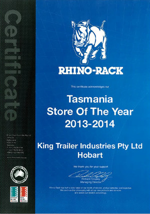 ARB Hobart Pic 2 - 2014 Tasmanian RHINORACK store of the year ARB Hobart