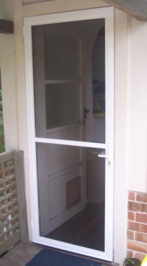 Screen And Blind Master Pic 2 - Hinged Fly door