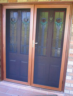 Screen And Blind Master Pic 4 - Timber Look alike security door