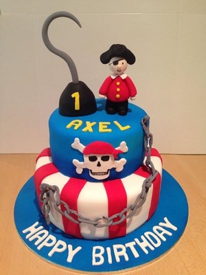 Sugar Dreams Cake Artistry Pic 2 - Pirate Themed Boys Birthday Cake