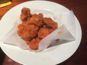 Hooters Pic 5 - Boneless chicken wings with hot sauce