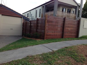 Approved Fencing Australia Pic 3 - Timber Slat fencing