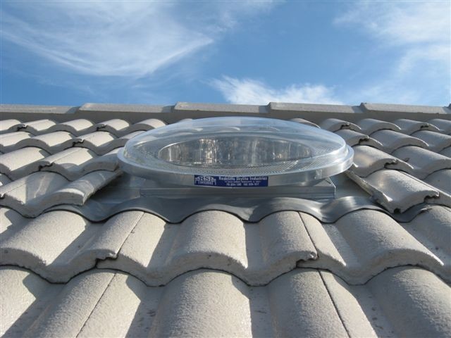 Redcliffe Skylites Pic 1 - Circular Skylight to suit all roof profiles