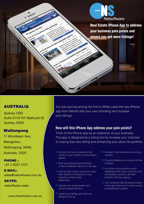 Netsoftware Pic 1 - Real Estate App