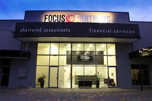 Focus Partners Chartered Accountants Pic 2 - Close up of the business front of Focus Partners