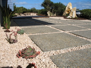 Fronds Landscape Design Pic 5 - Coastal design hardy low maintenance with modern lines