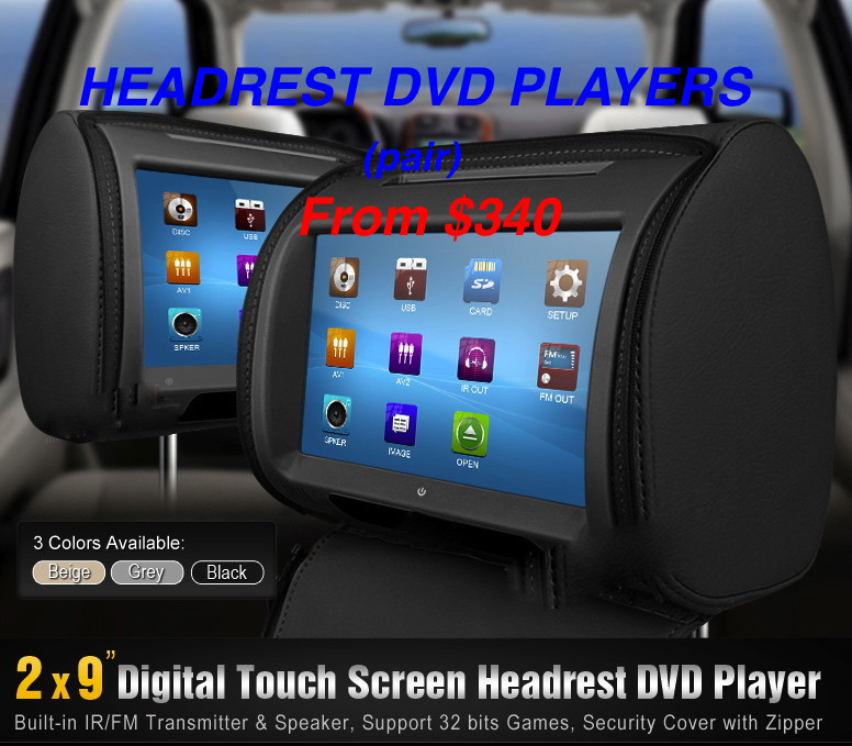 Instyle Auto Pic 1 - HEAD REST DVD PLAYERS