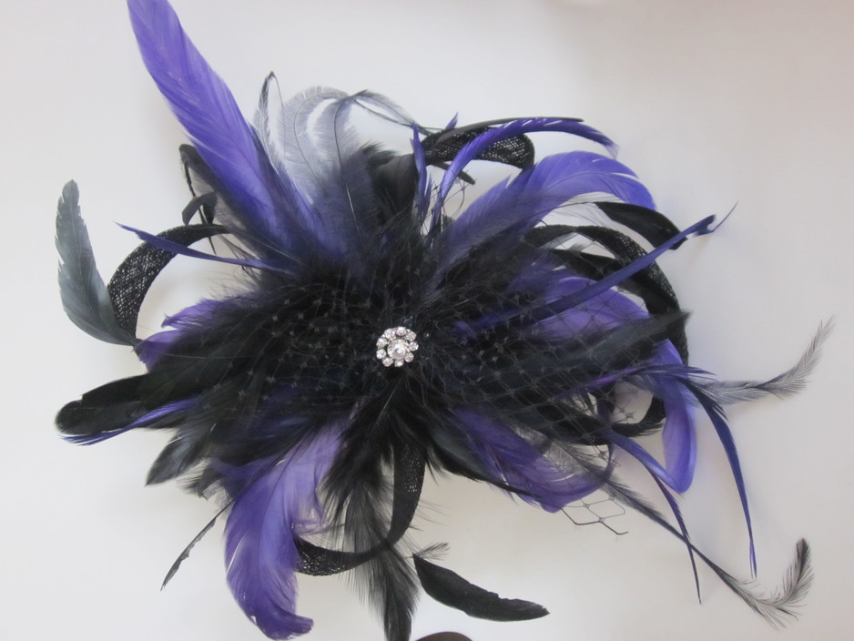 Fascinators by Design Pic 1 - Recently designed custom fascinator to match an outfit