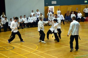 Chans Martial Arts Pic 5 - Suyi Laoshi participating in Black Belt Grading 2011