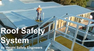 Height Safety Engineers Pic 4 - Roof Safety System Safe Roof access systems