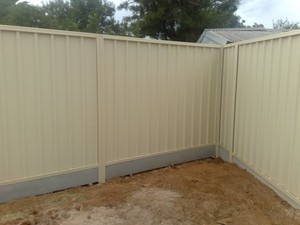 Aussie Fencing & Gates (SALISBURY NORTH) Pic 3 - Panel Good Neighbour With Under Fence Plinths