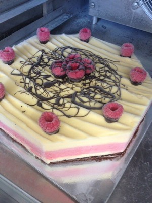 Gelato Classico Pic 4 - Mango Raspberry ice cream cake create your special Noosa treat