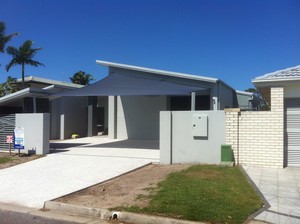 True-Blue Shades & Sails Pic 5 - protect the car keep the heat off the garage