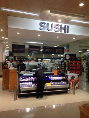 Safeway Pic 5 - Sushi section with freshly made sushi