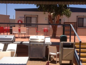 The Landing Port Hedland Pic 4 - The Landing Port Hedland BBQ area