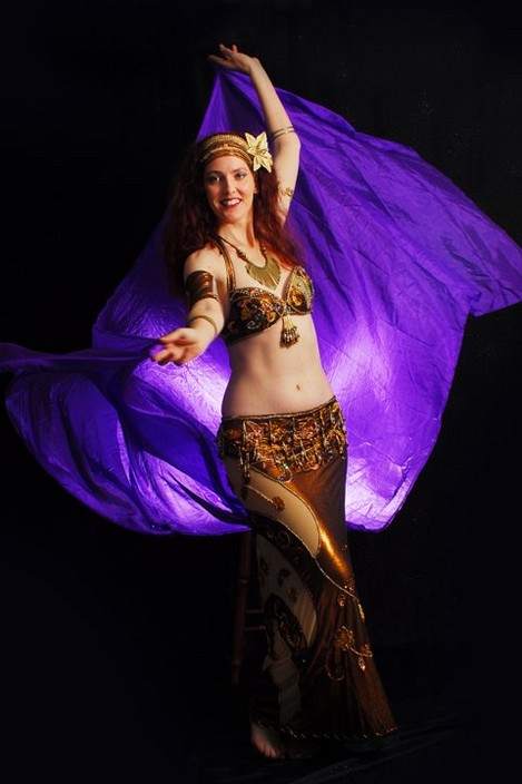 Jade Belly Dance Pic 1 - Jade Belly Dance silk veil