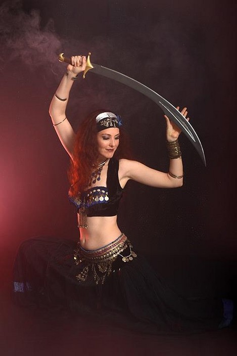 Jade Belly Dance Pic 2 - Jade Belly Dance tribal sword