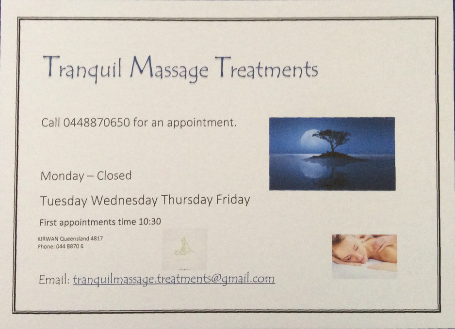 Tranquil Massage Treatments Pic 1