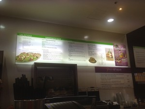 Fruit For Life Pic 2 - They even have menu recommendations from the local gym