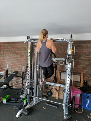 Purple Fitness Personal Training Pic 5 - This is one of my clients who has been with Purple Fitness for 9 months Rachels hard work has definitely paid off Her determination and hard work has helped with her muscle definition and her strength