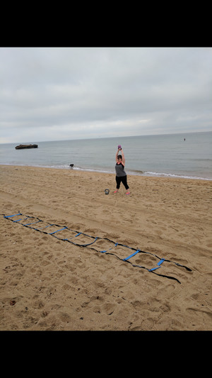 Purple Fitness Personal Training Pic 2 - Sunday morning bootcamp at the beach with Purple Fitness