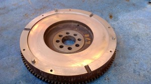 Drift Domain Pic 4 - Machined flywheel with locating dowels refitted