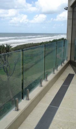 Stainless Steel Drainage & Civil Pic 2 - Bolllinger Series balcony drain in Marine Grade 316 Stainless Steel