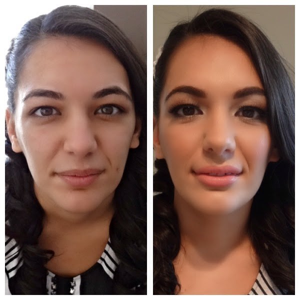 Bellavia Makeup Artistry Pic 2 - Bridal Makeup Trial before and after shot