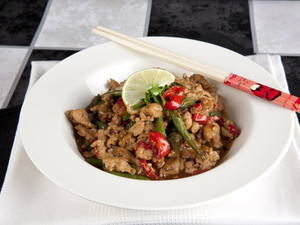 Gourmet Getaways Pic 2 - Thai Cooking Class Review Thai Chicken Larb