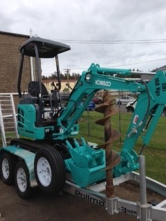 Rivers Solar & Electrical Services Pic 5 - Excavator for trenching