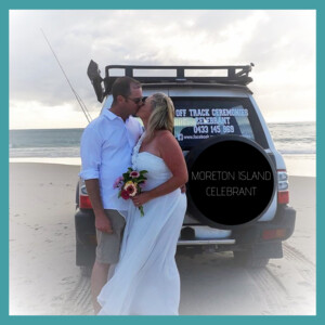 Moreton Island Celebrant Pic 2 - Intimate 10 year vow renewal at Reeders Point Kooringal