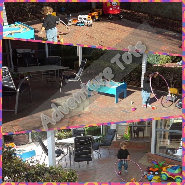 Adventure Tots Pic 1 - Outdoor play area For fun in the sun or when appropriate