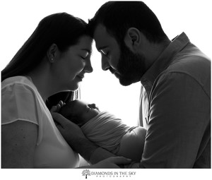 Diamonds in the Sky Photography Pic 4 - Newborn photo shoot in my home studio parent involvement encouraged