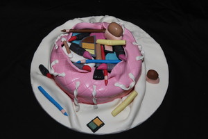 Torte And Sweet Cakes Pic 5 - MakeUp Bag Cake