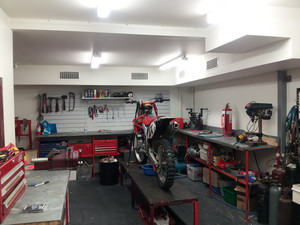 Firestorm Motorcycles Pic 2 - Workshop for servicing rebuilds and tyre fittings