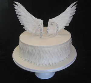 Sweet White Box Pic 5 - Angel birthday cake