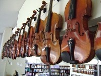 Whitehorse Music Pic 3 - We have a big range of Violins Violas and Cellos