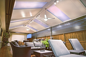 For Life Patios & Verandahs Pic 5 - Hip End Verandah using Solarspan Insulated Roofing Cooldeck