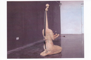 John Abery Sculptor - Wrennook Pic 3 - The cello musical instrument scultpure