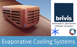 Air Turners Pic 4 - Brivis Evaporative Cooling